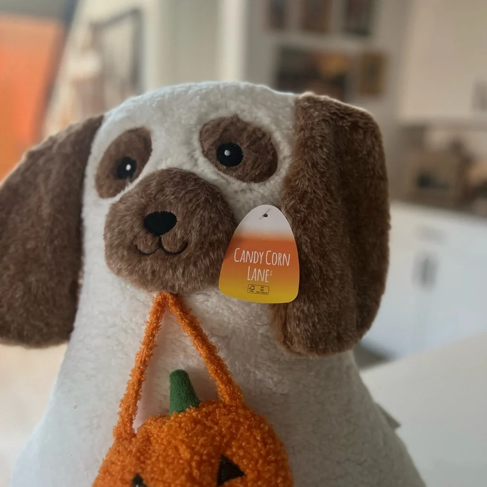 Candy Corn Lane ghost dog